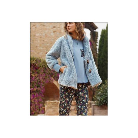 Pyjama 3-delig set turquoise W21-N11963-039