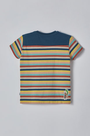 221-3-PUS-S/929 Baby jongens Pyjama,multicolor gestreept