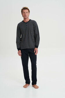 Heren pyjama lang blue caviar 19645 701
