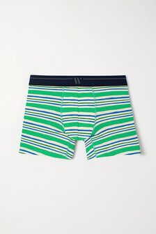 Jongens-Heren Boxer,groen-blauwe streep+blauw  241-12-QLC-Z/070 