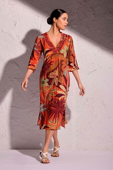 Paradise Island-Kim kaftan DA25-070-MLT