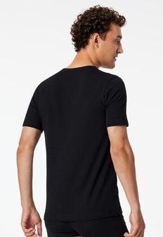 Shirt 95/5 1/2  zwart 2 pack 174997-000 ronde hals