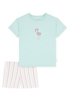 Meisjes Pyjama KM Lichtgroen 182561-703