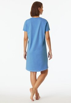 Nightshirt Hellblau 1/2 Arm 90cm 181252-805