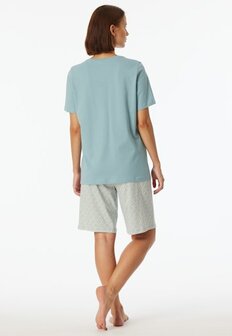 Dames pyjama short mineral 181247-709