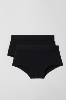 Meisjes shorty-duopack,zwart 999-1-SHD-Z/199 