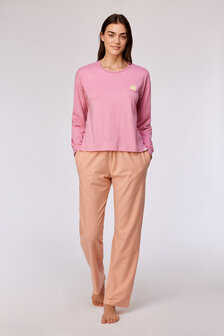 252-10-YPA-Z/404 Dames pyjama roze