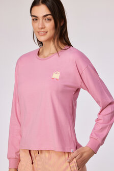 252-10-YPA-Z/404 Dames pyjama roze