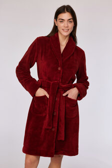 252-10-MOL-C/495 Dames kamerjas donkerrood