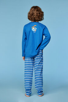 252-10-PLS-S/879 Jongens pyjama donkerblauw