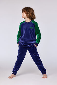 252-10-QRM-V/897 Jongens-Heren Pyjama,donkerblauw