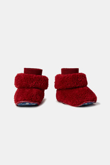 252-10-BOO-M/495 Pantoffels donkerrood