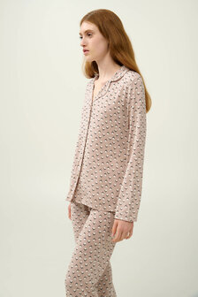Pyjama Set Beige Peach 23072 505