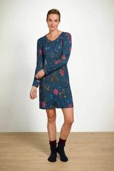 Dana Long Sleeve Nightdress Coco Flower Blue W25-PIP51.503.152