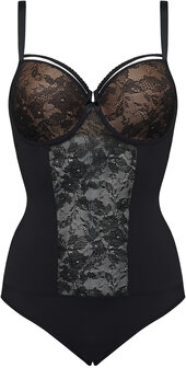 Peekaboo Black and sand plunge balcony body 37476
