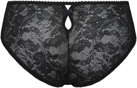 Peekaboo Black and sand brazilian brief 37474