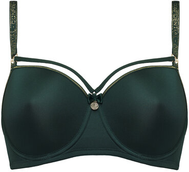 Space Odyssey forest green balcony padded bra 373901