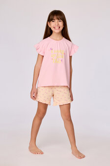 261-10-PSG-Z/421 Meisjes Pyjama, lichtroos