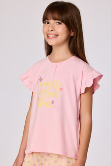 261-10-PSG-Z/421 Meisjes Pyjama, lichtroos