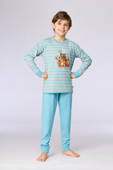 262-10-PLC-Z/904  Jongens-Heren pyjama,blauwe streep