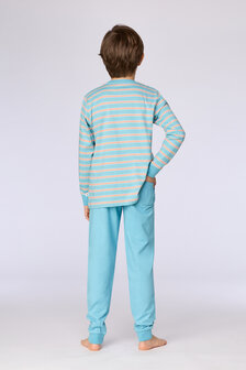262-10-PLC-Z/904  Jongens-Heren pyjama,blauwe streep