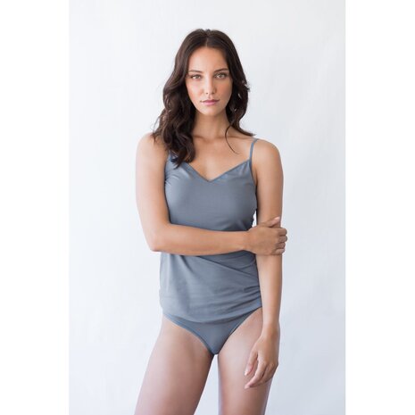 Dames strap top grey blue 999-1-WEG-Z/180