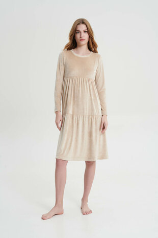 Lounge Dress beige 19334 111