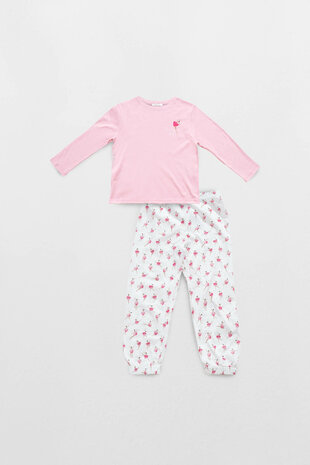 Meisjes pyjama pink nectar 19454 272