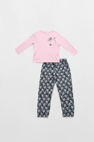 Meisjes pyjama pink nectar 19464 272