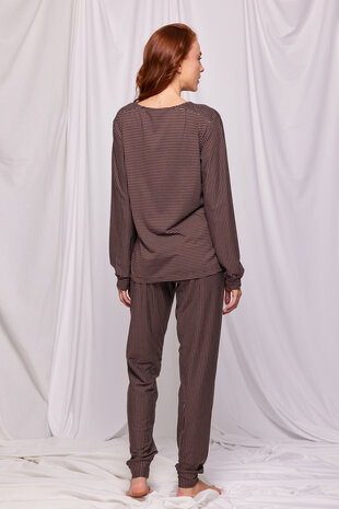 Dames Pyjama,verticale streep 232-50-XPA-S/983 