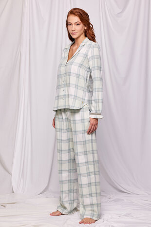 Dames Pyjama, groen ruit 232-50-XPG-W/944 