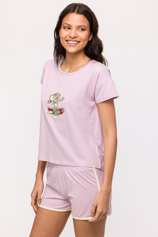 241-10-PZG-Z/313 Meisjes-Dames Pyjama, mauve