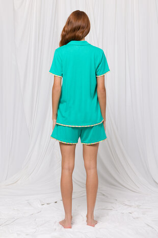 Dames Pyjama,groen 241-50-XPH-S/759 
