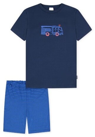 Jongens Pyjama KM Nachtblauw 182611-804