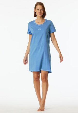 Nightshirt Hellblau 1/2 Arm 90cm 181252-805