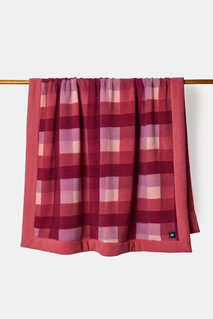 252-52-MKA-M/986  Plaid Teddy ruit Framboos