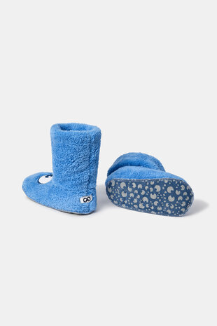 252-10-BOR-M/863 Pantoffels blauw