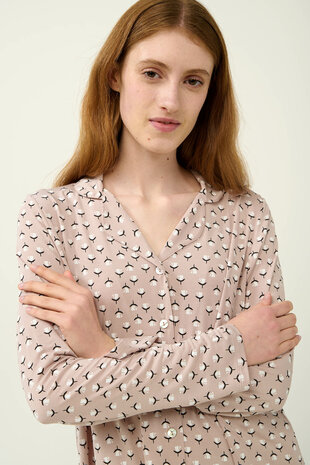 Pyjama Set Beige Peach 23072 505