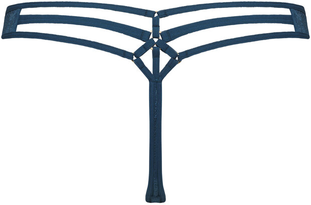 Space Odyssey thong teal lace 37453