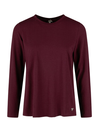 Damespyjama burgundy/pink 621818 3750 + 622003 38187