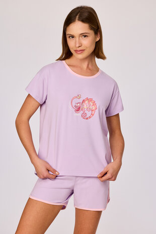 261-10-PZG-Z/312 Meisjes Pyjama, lila