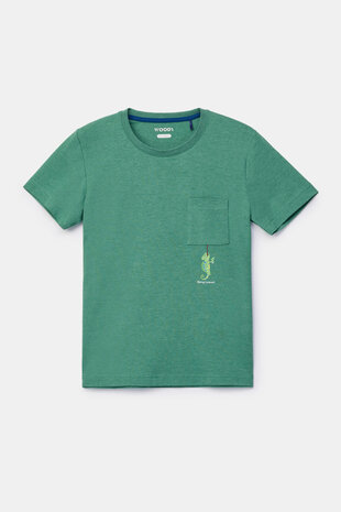 261-10-QRS-Z/742 Jongens-Heren Pyjama, groen