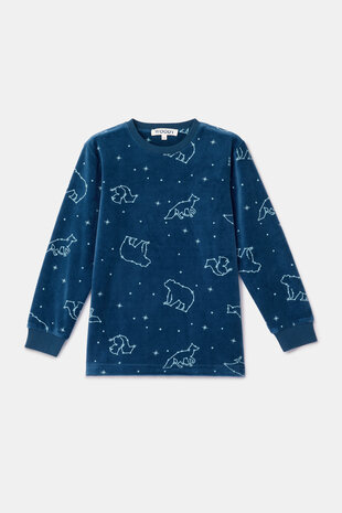 262-10-PLC-V/924 Jongens Pyjama, galaxy print