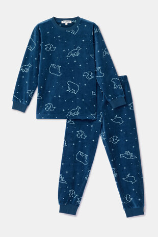 262-10-PLC-V/924 Jongens Pyjama, galaxy print