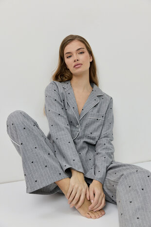 Harriet Pyjama Long W26-AR-HARRIE-PL-GREY