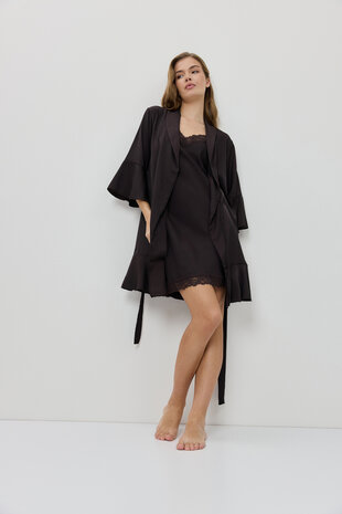Ysara nightdress Brown W26-AR-YSARA-N-BROWN